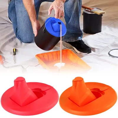 With Collapsible Spout Paint Pouring Supplies Retractable Spout Paint Can Lid Sealed for Paint