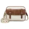 2025 nouveau sac à bandoulière pour femmes rétro en cuir PU large sangle sac à bandoulière mode