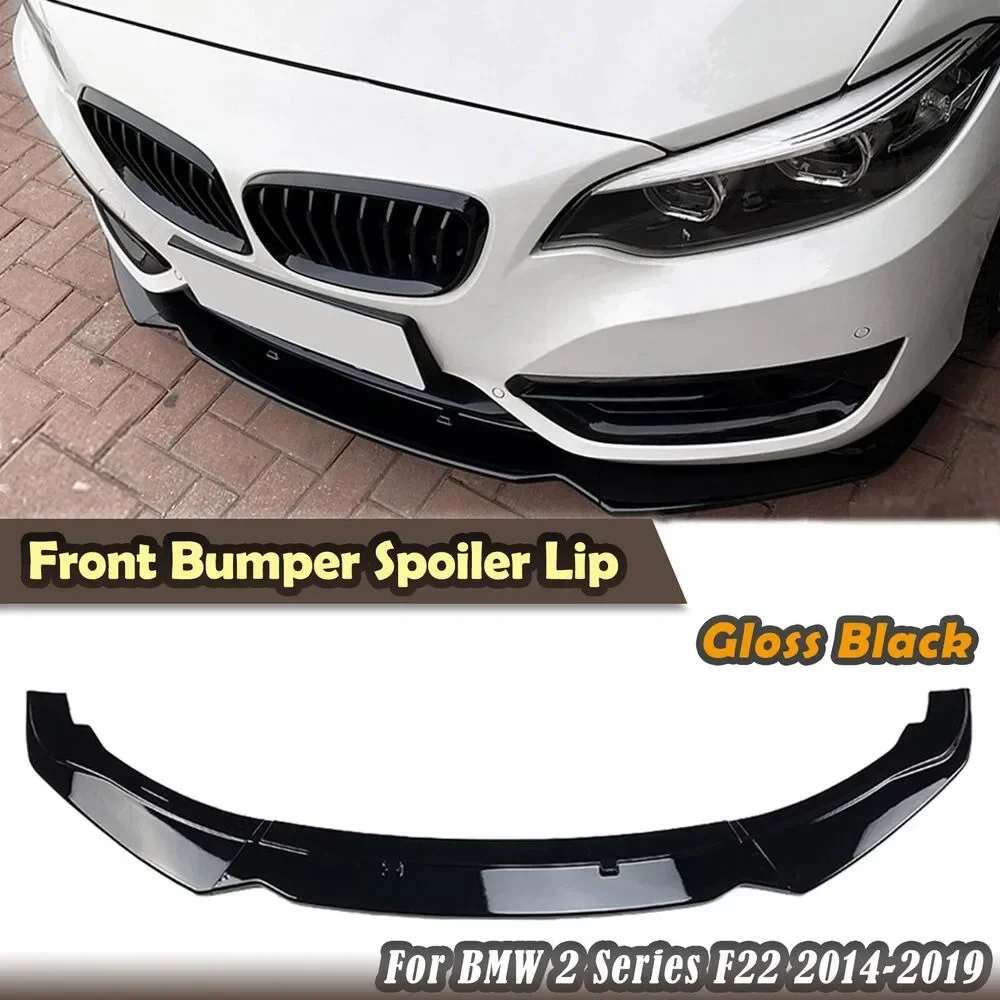 Auto Paraurti Anteriore Spoiler Labbra Per BMW F22 220i 225i 228i 2014 2015 2016 2017 2018 2019 Paraurti Anteriore Spoiler Labbro PP 3 PZ