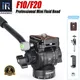 INNOREL F10/F20 Mini Treppiede Testa fluida Testa per treppiede per videocamera in metallo con piastra a sgancio rapido Arca Swiss per fotocamere DSLR video
