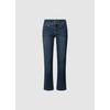 Slim-fit-Jeans PEPE JEANS "SLIM JEANS LW", Damen, Gr. 32, Länge 30, blau (used schwarz), Denim/Jeans, Obermaterial: 83% Baumwolle, 12% Viskose, 4% Elastomultiester, 1% Elasthan, casual, slim fit, Jeans, mit doppeltem Knopfverschluss