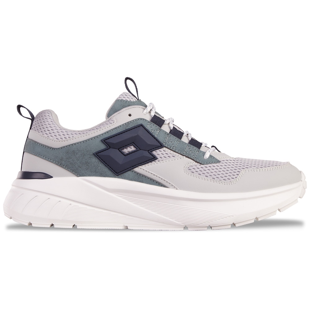 Sneaker LOTTO, Damen, Gr. 41, blau (grau, navy), Kunstfaser, Synthetik, mehrfarbig, Schuhe Sneaker, - besonders leicht & bequem