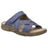 Pantolette JOSEF SEIBEL "Brenda 10", Damen, Gr. 38, blau (dunkelblau), Leder, casual, Schuhe, mit weichem Lederfutter