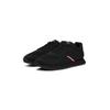 Sneaker TOMMY HILFIGER "NEW RUNNER EVA CORPO KNIT", Herren, Gr. 43, schwarz, Textil, Nylon, sportlich, Schuhe, Freizeitschuh, Halbschuh, Schnürschuh mit Streifen in Tommy Farben