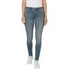 Skinny-fit-Jeans PEPE JEANS "SKINNY JEANS LW", Damen, Gr. 28, Länge 32, blau (blau grau used), Denim/Jeans, Obermaterial: 93% Baumwolle, 5% Polyester, 2% Elasthan, casual, skinny fit, Jeans, in verschiedenen Waschungen