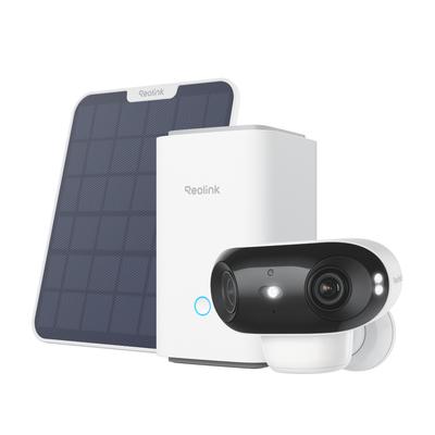 REOLINK Überwachungskamera "Hub 1 + Argus Series B740X + Solarpanel", weiß, B:31,00cm H:12,00cm T:37,00cm, Überwachungskameras Image