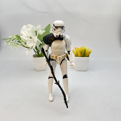 TEMU Star Wars White Action Figure - Flexible Joints, Design - Home Decor & Car Accessory - Ideal Gift For Easter, Christmas, Birthdays, Movie Fans Collectible