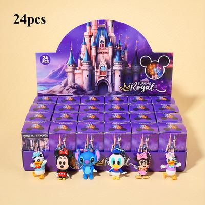 TEMU 24pcs Mouse & Figurines - Vibrant Purple Castle, , Goofy & More - Ideal For Home Party Decor, Birthday Gifts & Collectible Displays Image