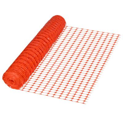 TEMU Polypropylene Warning Mesh Barrier Fence Protective Mesh Catch Mesh 1 Metre High Fence Construction Fence Safety Mesh Fence Mesh Orange Image