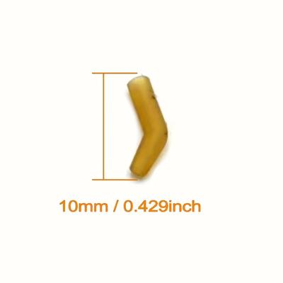 TEMU 9km 30pcs Carp Fishing Hook Terminal Tackle Aligner Sleeves Freshwater Fishing Rubber Tube Line Aligner Fishing Rig Image