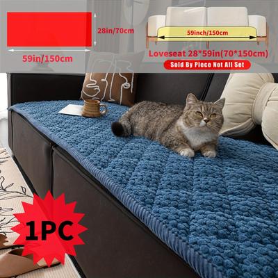 TEMU 1pc Light Luxury Upholstered Corduroy Sofa Cushion - In 6 Colors, Pet Friendly, Suitable For 1-4 And , Is For Home Decor, In All Image