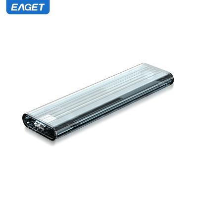 TEMU Eaget M.2 Sata/ Enclosure, Transparent Usb 3.2 & Type-c Adapter, Installation, Dual (m&b + Pcie), 10gbps Transfer Speed, Supports 2230/2242/2260/2280 Ssds (ssd Not Included) Image