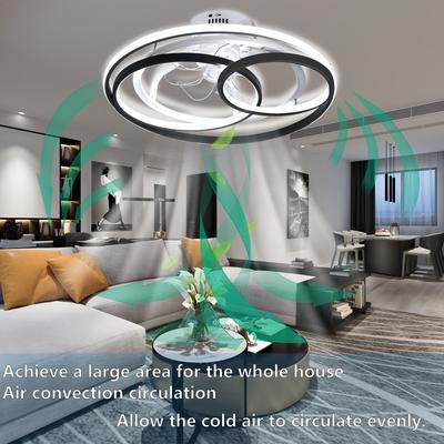 TEMU Ceiling Fans With Lights, Led Ceiling Light With Fan Remote Control Fan Ceiling Light Invisible Lamp For Dining Room Living Room Bedroom Image