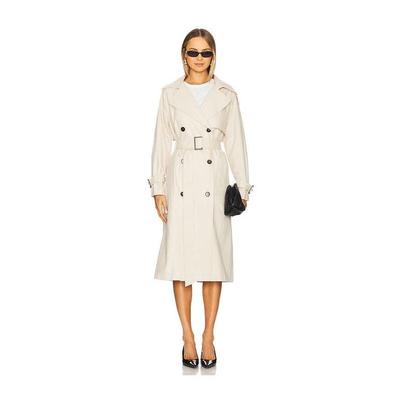 Mason Trench Coat - White - Elodie the Label Coats