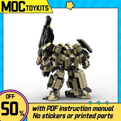 Mech Warrior Serie MOC Bausteine Set Super Roboter Reaper's Sichel Ziegel Puzzle DIY Montage Image