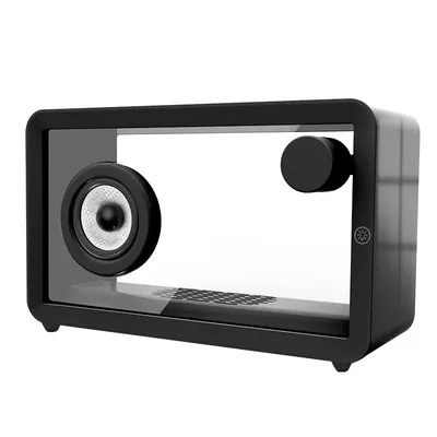 Einfacher und transparenter Bluetooth-Lautsprecher mit Umgebungslicht, tragbarer Lautsprecher, Image