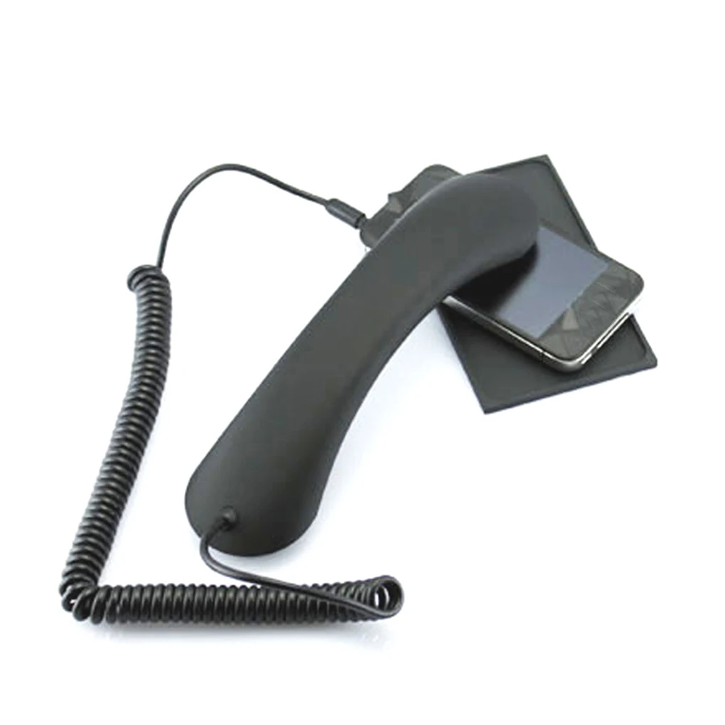 Klassisches Telefon Mobil teil Universal Retro Telefon Empfänger Mobil teil Smartphone Anruf Headset 3,5mm Festnetz Telefon Mikrofon Mobil teil
