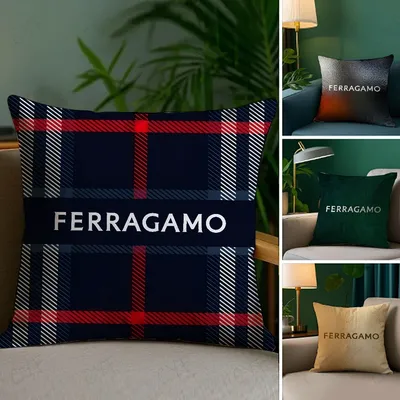 klassische Leidenschaft F-Ferragamo Kissenbezug Anti-Dustmite-Kissenbezug Unsichtbarer Image