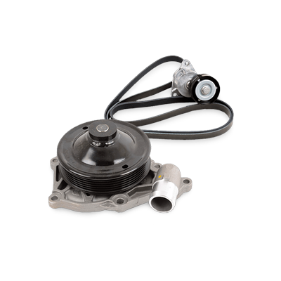 CONTITECH Wasserpumpe + Keilrippenriemensatz VW,AUDI,SKODA 6PK1733WP3 Image