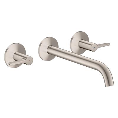 Hansgrohe 3-Loch Wannenarmatur AXOR One Unterputz Wandmontage Hebelgr.edelstahl optik, 48431800 48431800 Image