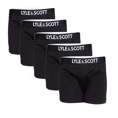 Lyle & Scott - "Gacy" Boxershorts für Jungen(5er-Pack) (Schwarz) Image