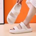 Damen-Sandalen Hausschuhe Herren Sommer Plattform Haus Rutschfeste Schlafzimmer Offene Spitze Innen- und Außenschuhe Cloud-Pillow Hausschuhe