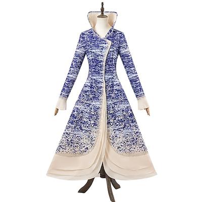 Hexe Madame Morrible Kleid Mantel Cosplay Kostüm Walpurgisnacht Cosplay Film Cosplay for Damen Erwachsene Halloween Leistung Party Bühne Image