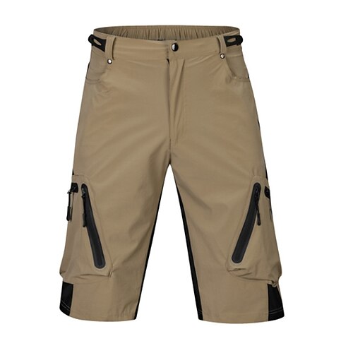 Herren Taktische Shorts Cargo-Shorts Shorts Wander-Shorts Reißverschlusstasche Mehrere Taschen Farbblock Komfort tragbar Knielang Outdoor Sport Täglich Mode Lässig Schwarz Marinenblau Image