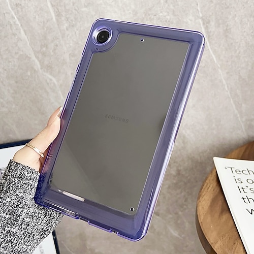 Tablette Hüllenabdeckung Für Samsung Galaxy Tab A9 8.7 S9 11 inch S9 Plus 12.4 S8 Plus 12.4'' S8 11'' S7 Plus 12.4 S7 11'' A8 10.5'' A7 Lite 8.7'' A7 10,4'' Vollschutz Stoßfest Transparent TPU Image
