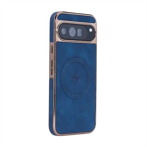 Handyhülle für Google Pixel 9 Pro/XL Pixel 8 Pro Pixel 8/9 Magnetische Adsorption Wireless Charging Stossfest Retro Leder Image