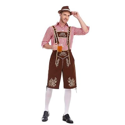 Oktoberfest / Bier Cosplay Kostüm Erwachsene Herren Cosplay Party Oktoberfestbier Einfaches Karnevalskostüm Image