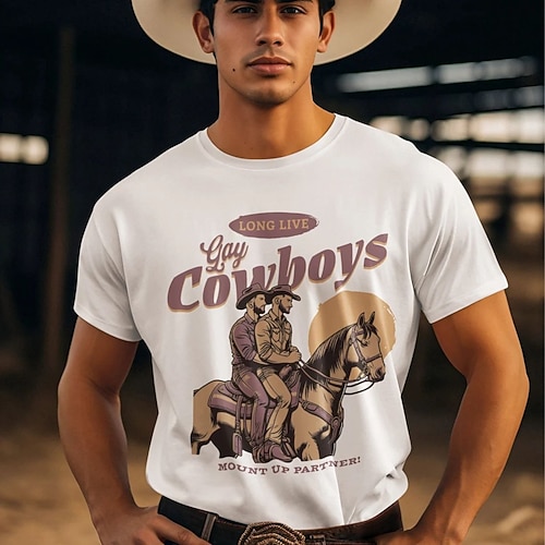 T-Shirt Pride-Shirts Stolz Retro Vintage T-Shirt Ärmel Grafik für Paar Herren Damen Erwachsene Heißprägen für Maskerade Pride Parade Pride-Monat Image