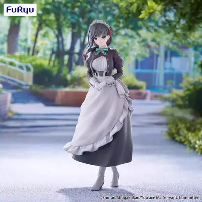 Original FuRyu Trio-Try-iT TTI You are Ms. Servant Ms. Servant PVC Anime Figures Action Figure Model