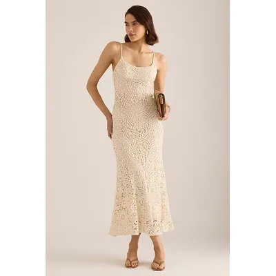 Bardot Adoni Crochet Maxi Dress
