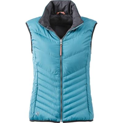 Steppweste DEPROC ACTIVE "HIGHLANDS Women", Damen, Gr. 40 (M), blau (hellblau), 100% Polyester, casual, tailliert, Westen, zum Wenden Image