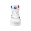 Sneaker HUMMEL "SLIMMER STADIL HIGH", Gr. 40, blau (weiß, navy), Textil, Leder, sportlich, Schuhe