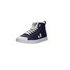 Sneaker ETHLETIC "Active Hi Cut", Gr. 43, blau (ocean blau, just weiß), Obermaterial: 100% Baumwolle; Futter: 100% Baumwolle; Decksohle: 100% Baumwolle; Sohle: 100% Naturkautschuk, Schuhe, Fairtrade Produkt