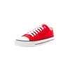 Sneaker ETHLETIC "Fair Trainer White Cap Lo Cut", Gr. 44, rot (cranberry rot just weiß), Obermaterial: 100% Baumwolle; Sohle: 100% Naturkautschuk, casual, Schuhe, Fair / Vegan / Nachhaltig