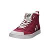 Sneaker ETHLETIC "Active Hi Cut", Gr. 38, rot (true blood, just weiß), Obermaterial: 100% Baumwolle; Futter: 100% Baumwolle; Decksohle: 100% Baumwolle; Sohle: 100% Naturkautschuk, Schuhe, Fairtrade Produkt