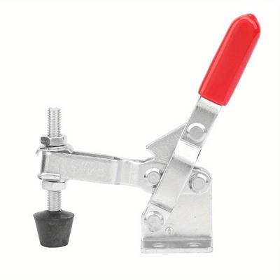 TEMU Ergonomic Quick-release Carbon Steel Clamp - Compact, High- Vertical Handle For Machining & Image