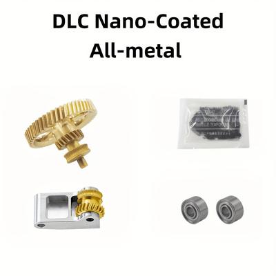 TEMU Upgrade Hardened Steel Extruder Gear Assembly Wear- Dlc Nano-coated For P1s P1p X1 Carbon X1c 3d Printer Image