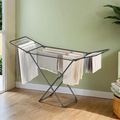 TEMU Clothes Drying Rack, Collapsible Drying Rack, Wing Drying Rack, Freestanding, For Indoor And Outdoor Use, For Bedding And Clothing Image