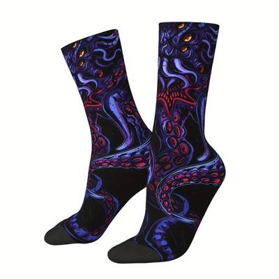 TEMU Sock Printed Man Polyester Image
