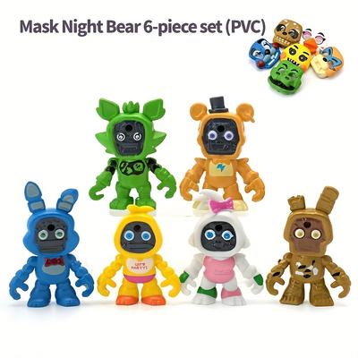 TEMU 6pcs Set Of Trendy Doll Figurines, Series, 3d Decorative Models, Home Decor, Pvc Material, Holiday Gift Set, Game Interaction Image