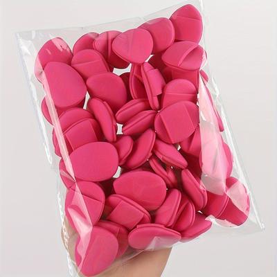 TEMU 100pcs Puff, -free Blending Sponges For Liquid Foundation, Concealer Application, Suitable For Types Image