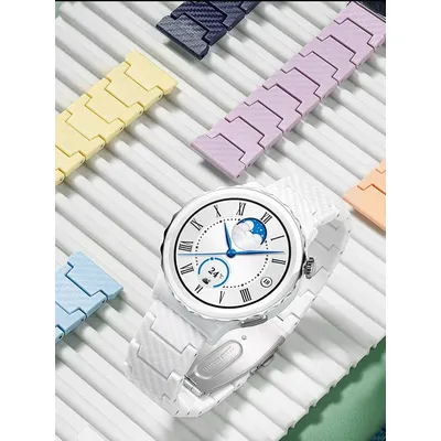 20 mm/22 mm Kohlefaserarmband für Samsung Galaxy Watch 7/6/5/4/Classic 46 mm/Active 2 40 mm 45 mm Armband Galaxy Watch 5 Pro Band Image