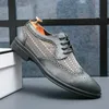 Sommer Klassische Männer Brock Leder Schuhe Casual Atmungsaktivem High-end-Leder Schuhe Business Reise Schuhe Männliche Größe 38-46