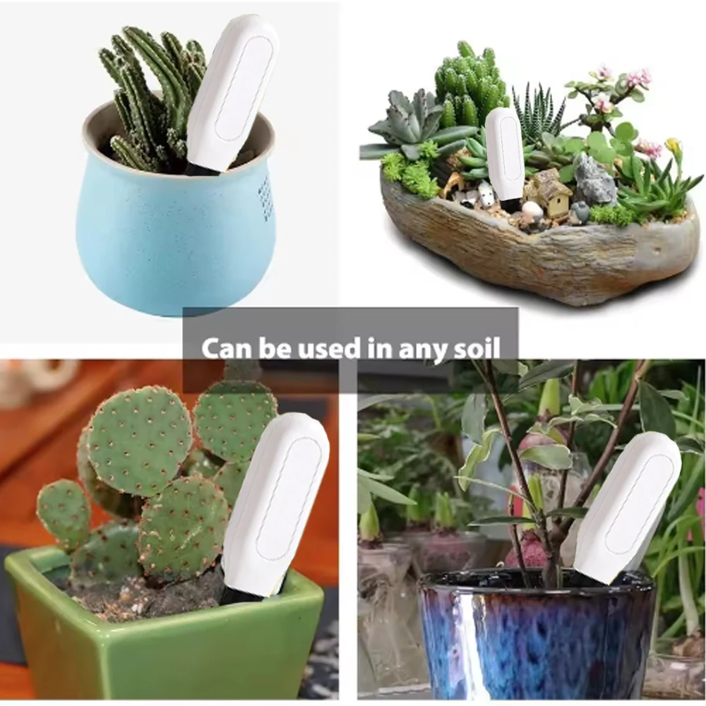 Wifi Zigbee Smart Boden Tester Bluetooth Feuchtigkeit Temperatur Feuchtigkeit Sensor Handy APP Echtzeit Monitor für Pflanze Garten Image