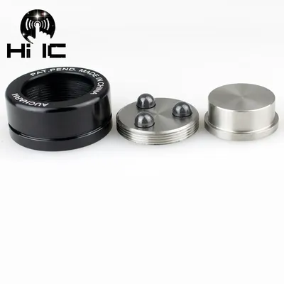 4 stücke HIFI Audio Lautsprecher Verstärker Keramik perlen Stahl ball Scroll Anti-shock Absorber Fuß Image