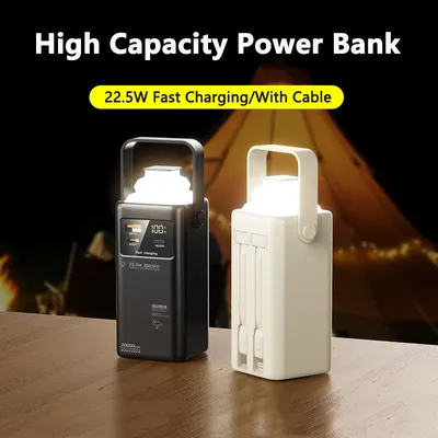 22,5 W Super Fast Charge Power Bank Mobiltelefone Hilfsbatterie 80000 mAh Externer Akku für iPhone Image